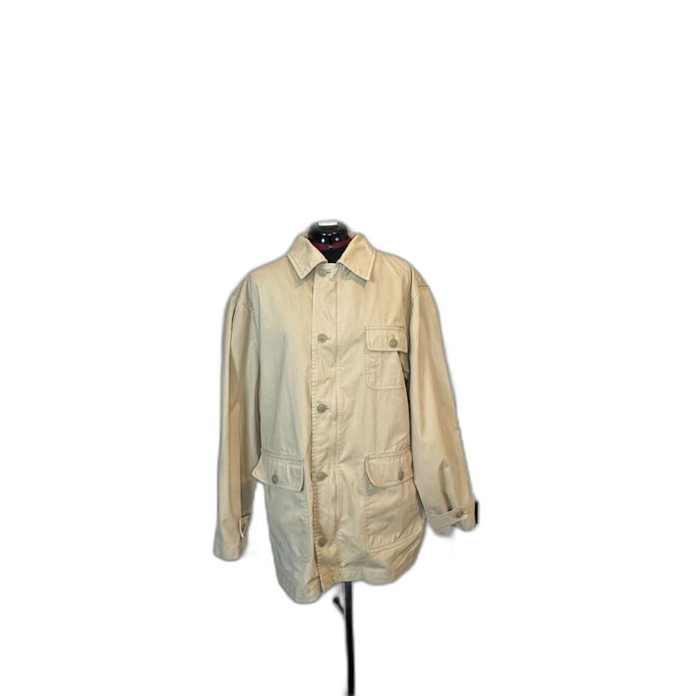 Old School Denim and Dungarees Tan Barn Coat, Chore Coat, Men's Large